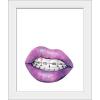 imageThe Novogratz Mouth Full of Metal I White Framed Art Print 15quotx18quotx1quotWhite Frame