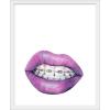 imageThe Novogratz Mouth Full of Metal I White Framed Art Print 15quotx18quotx1quotWhite Frame
