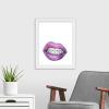 imageThe Novogratz Mouth Full of Metal I White Framed Art Print 15quotx18quotx1quotWhite Frame