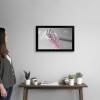 imageThe Novogratz No Vacancy White Framed Art Print 15quotx11quotx1quotBlack Frame