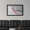 imageThe Novogratz No Vacancy White Framed Art Print 15quotx11quotx1quotBlack Frame
