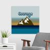 imageThe Novogratz Novogratz Values  Courage Canvas Wall Art Print 12quotx12quotx125quot24 x 24 inch