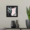imageThe Novogratz Palm Blush I White Framed Art Print 15quotx15quotx1quotBlack Frame