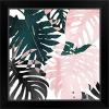 imageThe Novogratz Palm Blush III White Framed Art Print 15quotx15quotx1quotBlack Frame