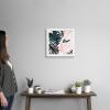 imageThe Novogratz Palm Blush III White Framed Art Print 15quotx15quotx1quotWhite Frame