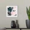 imageThe Novogratz Palm Blush III White Framed Art Print 15quotx15quotx1quotWhite Frame