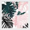 imageThe Novogratz Palm Blush III White Framed Art Print 15quotx15quotx1quotWhite Frame