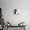 imageThe Novogratz Palm Blush III White Framed Art Print 15quotx15quotx1quotWhite Frame