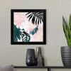 imageThe Novogratz Palm Blush IV White Framed Art Print 15quotx15quotx1quotBlack Frame