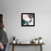 imageThe Novogratz Palm Blush IV White Framed Art Print 15quotx15quotx1quotBlack Frame