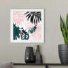imageThe Novogratz Palm Blush IV White Framed Art Print 15quotx15quotx1quotWhite Frame