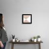 imageThe Novogratz Peach Arrow I White Framed Art Print 15quotx15quotx1quotBlack Frame