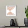 imageThe Novogratz Peach Arrow I White Framed Art Print 15quotx15quotx1quotWhite Frame