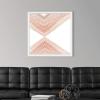 imageThe Novogratz Peach Arrow I White Framed Art Print 15quotx15quotx1quotWhite Frame