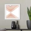 imageThe Novogratz Peach Arrow I White Framed Art Print 15quotx15quotx1quotWhite Frame