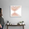 imageThe Novogratz Peach Arrow I White Framed Art Print 15quotx15quotx1quotWhite Frame