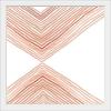 imageThe Novogratz Peach Arrow I White Framed Art Print 15quotx15quotx1quotWhite Frame