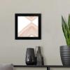 imageThe Novogratz Peach Arrow II White Framed Art Print 15quotx15quotx1quotBlack Frame