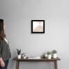imageThe Novogratz Peach Arrow II White Framed Art Print 15quotx15quotx1quotBlack Frame