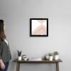 imageThe Novogratz Peach Arrow II White Framed Art Print 15quotx15quotx1quotBlack Frame