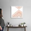 imageThe Novogratz Peach Arrow II White Framed Art Print 15quotx15quotx1quotWhite Frame