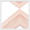 imageThe Novogratz Peach Arrow II White Framed Art Print 15quotx15quotx1quotWhite Frame