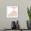 imageThe Novogratz Peach Arrow II White Framed Art Print 15quotx15quotx1quotWhite Frame