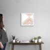imageThe Novogratz Peach Arrow II White Framed Art Print 15quotx15quotx1quotWhite Frame