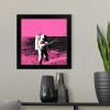 imageThe Novogratz Spaceman III White Framed Art Print 15quotx15quotx1quotBlack Frame