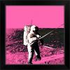 imageThe Novogratz Spaceman III White Framed Art Print 15quotx15quotx1quotBlack Frame