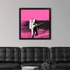 imageThe Novogratz Spaceman III White Framed Art Print 15quotx15quotx1quotBlack Frame