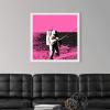 imageThe Novogratz Spaceman III White Framed Art Print 15quotx15quotx1quotWhite Frame