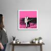 imageThe Novogratz Spaceman III White Framed Art Print 15quotx15quotx1quotWhite Frame