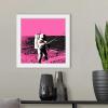 imageThe Novogratz Spaceman III White Framed Art Print 15quotx15quotx1quotWhite Frame