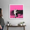 imageThe Novogratz Spaceman III White Framed Art Print 15quotx15quotx1quotWhite Frame