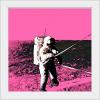 imageThe Novogratz Spaceman III White Framed Art Print 15quotx15quotx1quotWhite Frame
