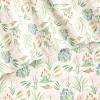 imageWaverly Botanical 144 Thread Count Machine Washable Fun Soft Cozy Geometric Lightweight Cotton Percale Printed Easy Care Bed Sheet Sheet Set Waverly White TwinWhite