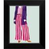 imageThe Novogratz Color Me Stripes I White Framed Art Print 15quotx18quotx1quotBlack Frame