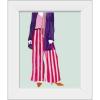 imageThe Novogratz Color Me Stripes I White Framed Art Print 15quotx18quotx1quotWhite Frame