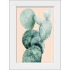 imageThe Novogratz Desert Prickles I White Framed Art Print 15quotx21quotx1quotWhite Frame
