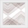 imageThe Novogratz Dusty Lilac Arrow I White Framed Art Print 15quotx15quotx1quotWhite Frame