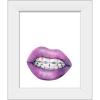 imageThe Novogratz Mouth Full of Metal I White Framed Art Print 15quotx18quotx1quotWhite Frame