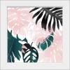imageThe Novogratz Palm Blush IV White Framed Art Print 15quotx15quotx1quotWhite Frame