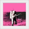 imageThe Novogratz Spaceman III White Framed Art Print 15quotx15quotx1quotWhite Frame
