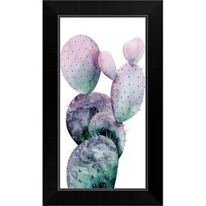 imageThe Novogratz Midnight Cactus I White Framed Art Print 13quotx23quotx1quotBlack Frame