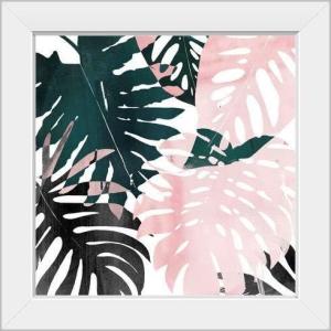 imageThe Novogratz Palm Blush III White Framed Art Print 15quotx15quotx1quotWhite Frame
