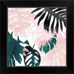 imageThe Novogratz Palm Blush IV White Framed Art Print 15quotx15quotx1quotBlack Frame