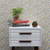 imageNovogratz x Tempaper Greige Daisies Removable Peel and Stick Wallpaper 205 in X 165 ft Made in the USA