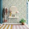 imageTempaper x Novogratz Multicolor Tallulah Belle Removable Peel and Stick Wallpaper 205 in X 165 ft Made in The USAMulticolor
