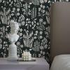 imageTempaper x Novogratz Multicolor Tallulah Belle Removable Peel and Stick Wallpaper 205 in X 165 ft Made in The USAZebra Black